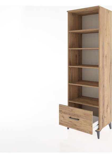 Hyperion Dolap 5 Raflı Tek Çekmeceli 60X44X195 Çam-Çam fırsatları