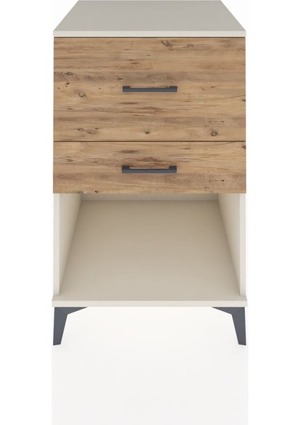 Kronos Komodin 2 Çekmeceli 60X59X96 Aytaşı-Çam
