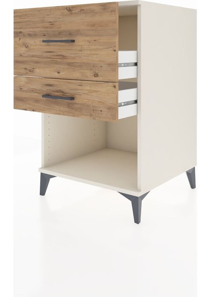 Kronos Komodin 2 Çekmeceli 60X59X96 Aytaşı-Çam fırsatları