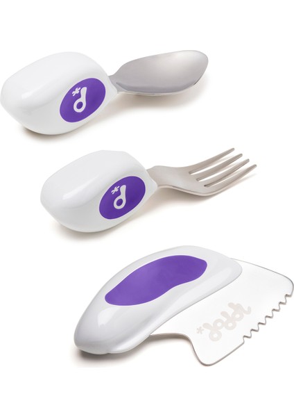 Ergonomik Indigo 3'lü Çatal Kaşık Bıçak Seti