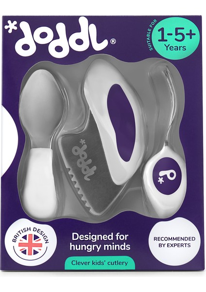 Ergonomik Indigo 3'lü Çatal Kaşık Bıçak Seti