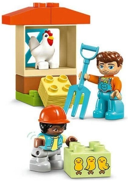 10416 LEGO Duplo Çiftlik Hayvanlarının Bakımı 74 Parça +2 Yaş modelleri