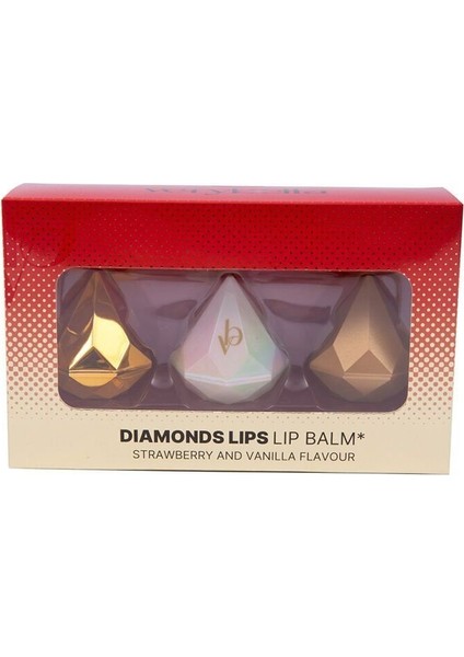 VRB54000 Very Bella - Elmas 3lü Lip Balm Seti