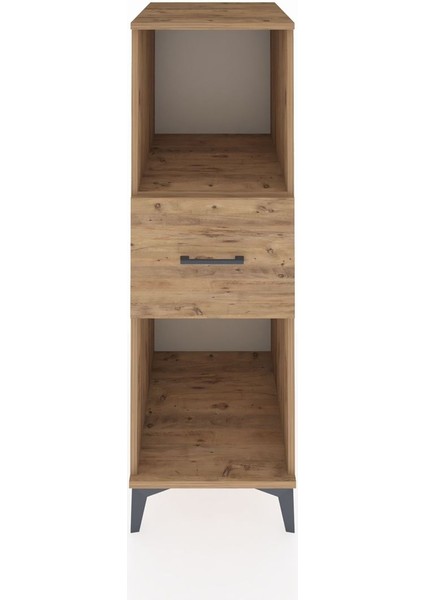 Kronos Dolap Tek Raflı Tek Çekmeceli 44X59X134 Çam-Çam