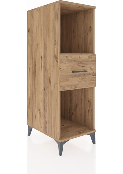 Kronos Dolap Tek Raflı Tek Çekmeceli 44X59X134 Çam-Çam fiyatları