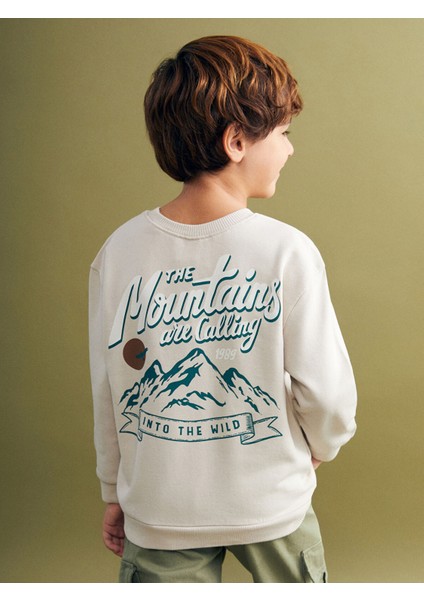 Yeni Sezon Bisiklet Yaka Erkek Çocuk Sweatshirt