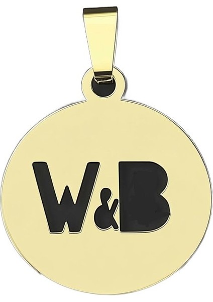 8 Ayar Altın Kolye Ucu B&w GM10498 1 gr