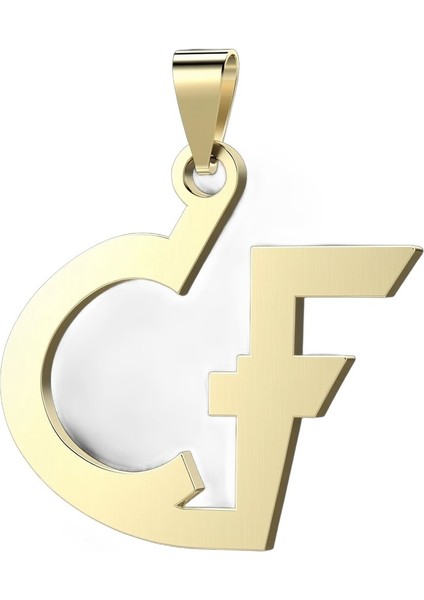 8 Ayar Altın Kolye Ucu C&f GM10600 0.5 gr