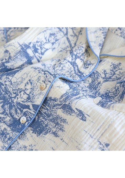 Organik Pamuk Müslin Kumaş Pijama Takımı fırsatları