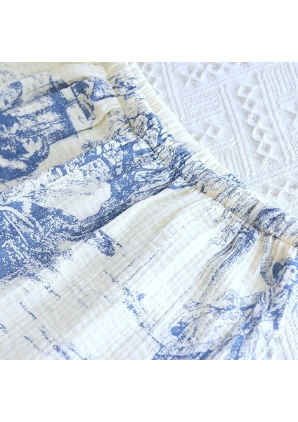 Organik Pamuk Müslin Kumaş Pijama Takımı