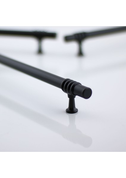 Mobilya Mutfak Çekmece Dolap Dolabı Kapak Kulbu Kulpu Kulpları (96 mm - 9.6 Cm) Siyah Metal indirimleri