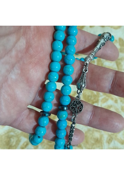 99 luk Turkuaz tespih modelleri