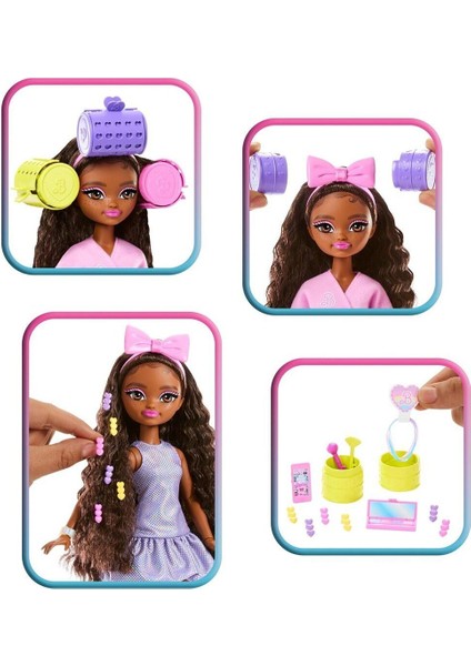 JGG39 Barbie Dream Besties Brooklyn ile Akşam Eğlencesine Hazırlanma modelleri