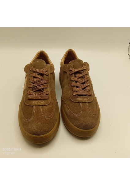 Elio Sigaro Süet Kadın Sneaker – Gerçek Deri, Yeni Sezon Sonbahar/kış fiyatları