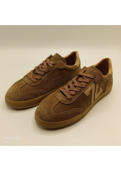 Elio Sigaro Süet Kadın Sneaker – Gerçek Deri, Yeni Sezon Sonbahar/kış modelleri