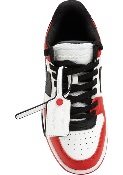 Kırmızı Beyaz Logolu Erkek Deri Sneaker fırsatları