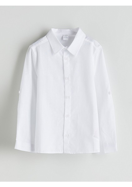 Yeni Sezon Basic Erkek Çocuk Poplin Gömlek