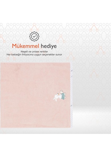Hero Bunny Nakışlı Bebek Çocuk Banyo Havlusu 70 x 140 cm fırsatları