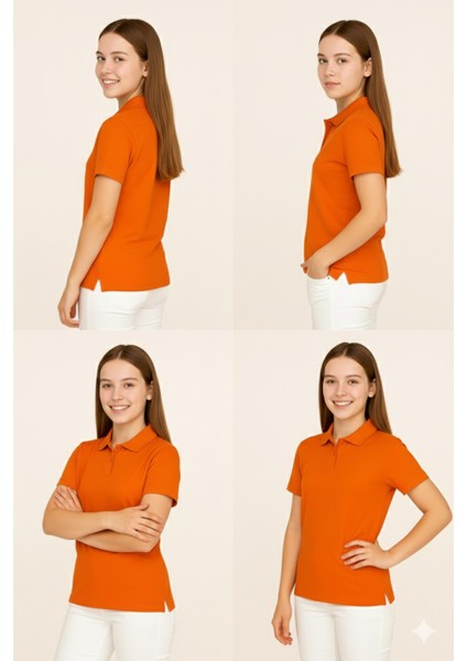 Genç Polo Yaka Tişört | Turkuaz | %100 Pamuk | Unisex | Okul & Günlük Kullanım modelleri