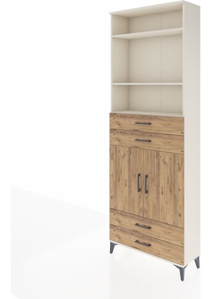 Arges Dolap 5 Raflı 4 Çekmeceli 2 Kapaklı 88X30X243 Aytaşı-Çam modelleri