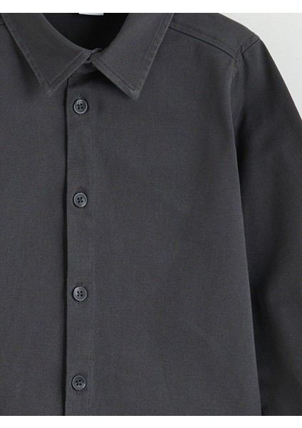 Yeni Sezon Basic Uzun Kollu Erkek Çocuk Gömlek modelleri