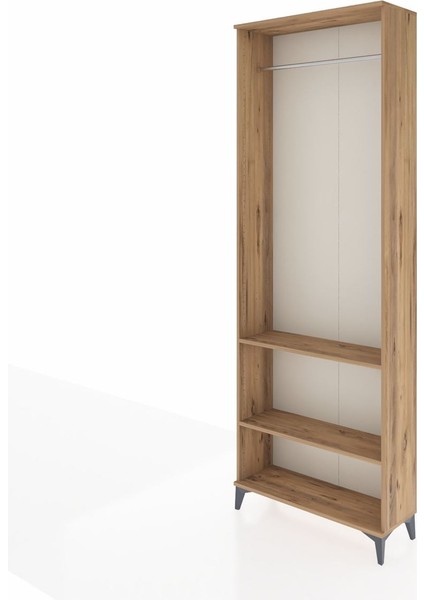 Arges Dolap 2 Raflı Tek Askılı 88X30X243 Çam-Çam modelleri