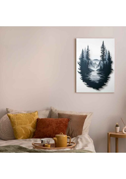 “doğanın Kalbi 2 – Modern Minimalist Sanat Tablosu”
