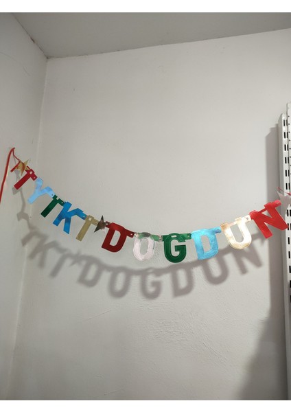 Iyiki Doğdun Rengarenk Banner Birleşik