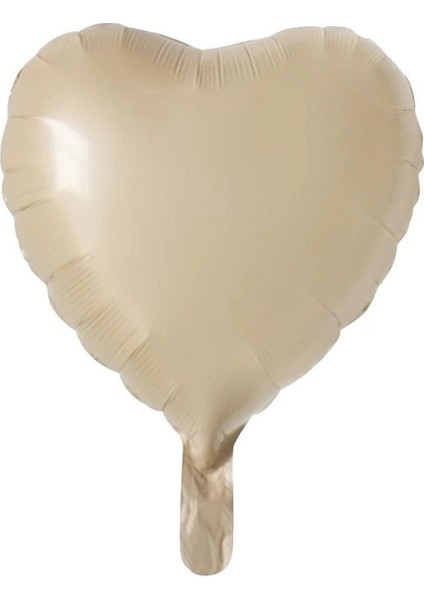 Bej Kalp Folyo Balon 18 Inç - 45 cm fiyatları