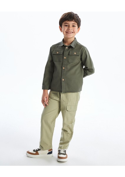 Yeni Sezon Uzun Kollu Basic Erkek Çocuk Gömlek fiyatları