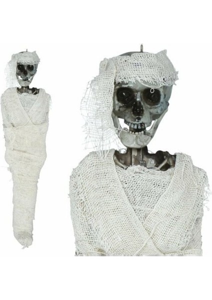 Halloween Cadılar Bayramı Iskelet Mumya Dekor Süs 1 Adet