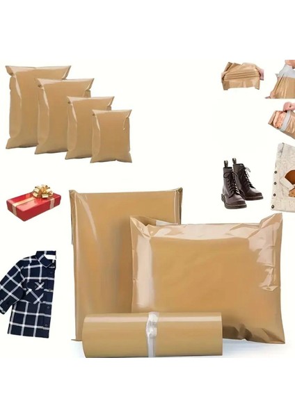 Kargo Poşeti, E Ticaret Poşeti, Paketleme Poşeti, Cepsiz Kargo Poşeti, Bej 25X35 (100 Adet) fiyatları