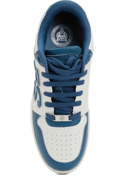 Mavi Beyaz Logo Detaylı Erkek Sneaker fırsatları