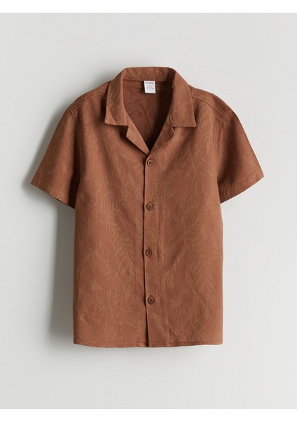 Yeni Sezon Resort Yaka Erkek Çocuk Pamuk Karışımlı Gömlek modelleri