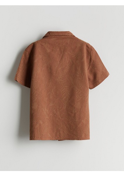 Yeni Sezon Resort Yaka Erkek Çocuk Pamuk Karışımlı Gömlek indirimleri