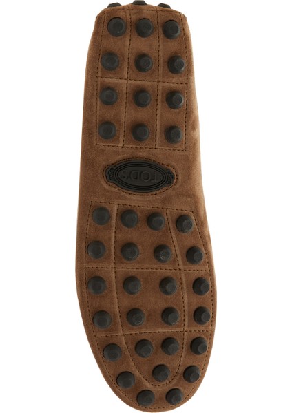 Kahverengi Bant Detaylı Logolu Erkek Deri Driver indirimleri