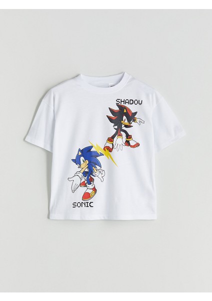 Yeni Sezon Sonic Lisanslı Erkek Çocuk Tişört
