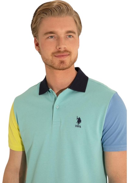 Erkek Regular Fit Polo Yaka Mint Tişört fiyatları