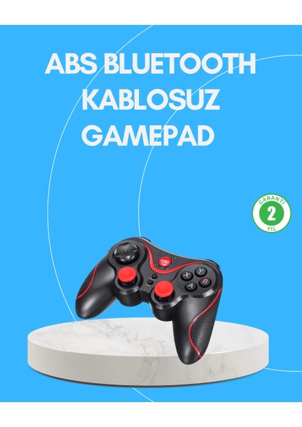 Uzun Pil Ömürlü Kablosuz Oyun Kumandası Pc Telefon Tablet Için