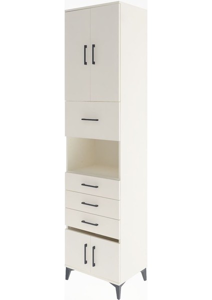 Hyperion Dolap 3 Raflı 4 Çekmeceli 4 Kapaklı 60X44X243 Aytaşı-Aytaşı modelleri