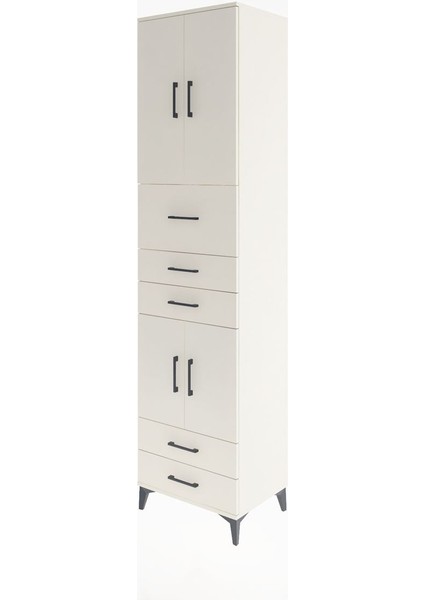 Hyperion Dolap 4 Raflı 5 Çekmeceli 4 Kapaklı 60X44X243 Aytaşı-Aytaşı modelleri