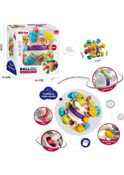 BIB6034-VARDEM 6 In 1 Diş Kaşıyıcılı Bebek Topu fiyatları