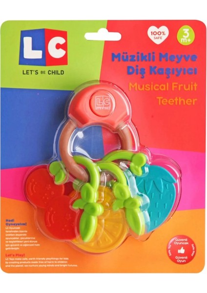 Müzikli Meyve Dişlik Çıngırak - LC-30928 fırsatları