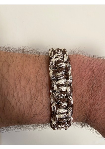 Kahverengi Tonlar Paracord Bileklik modelleri