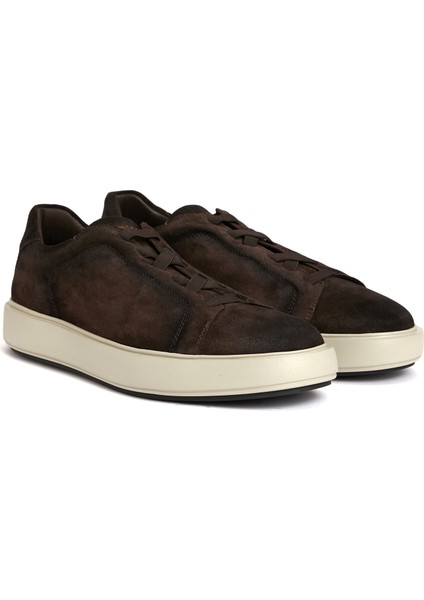 Slouch Kahverengi Erkek Deri Sneaker fiyatları