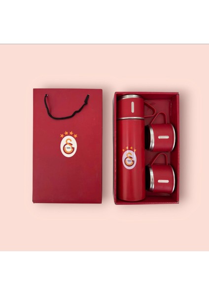 Galatasaray Taraftar Termos Seti ( 500 ml ) 3'lü Set