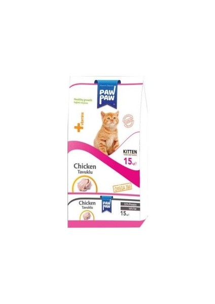 Paw Paw (Pawpaw) Yavru Kedi MAMASI-15KG-YENI FORMÜL(STT.03/2024) - Petshopundan modelleri