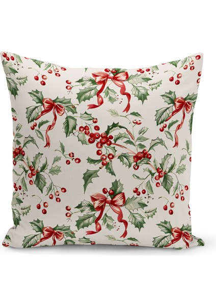 Yılbaşı Serisi Çift Tarafı Dijital Baskılı Kırlent Kılıfı (Christmas Noel Cushion Cover)