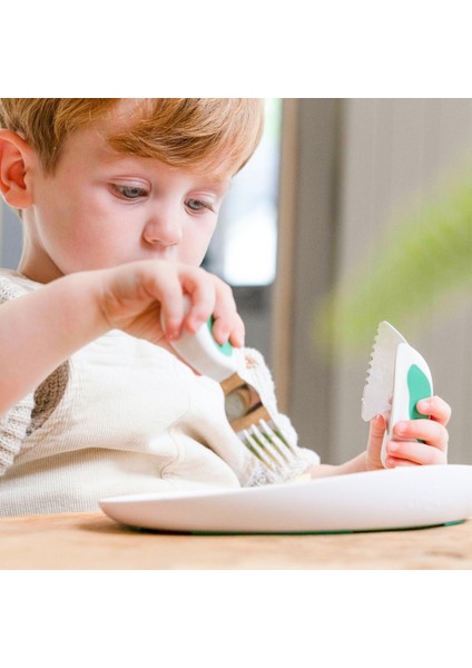 Aquamarine Ergonomik Çelik 3'lü Çatal Kaşık Bıçak Seti indirimleri