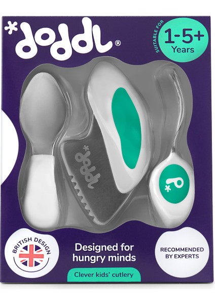 Aquamarine Ergonomik Çelik 3'lü Çatal Kaşık Bıçak Seti